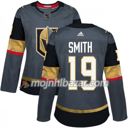 Dresovi Vegas Golden Knights Reilly Smith 19 Adidas 2017-2018 Siva Authentic - Ženska